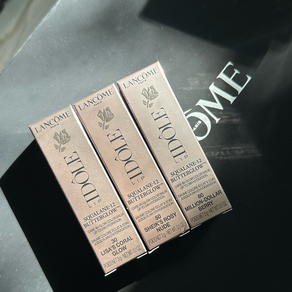 BRAND NEW LANCOME BUTTERGLOW TINTED LIP BALMS SHADES: 30, 50, 60 - Picture 2 of 5